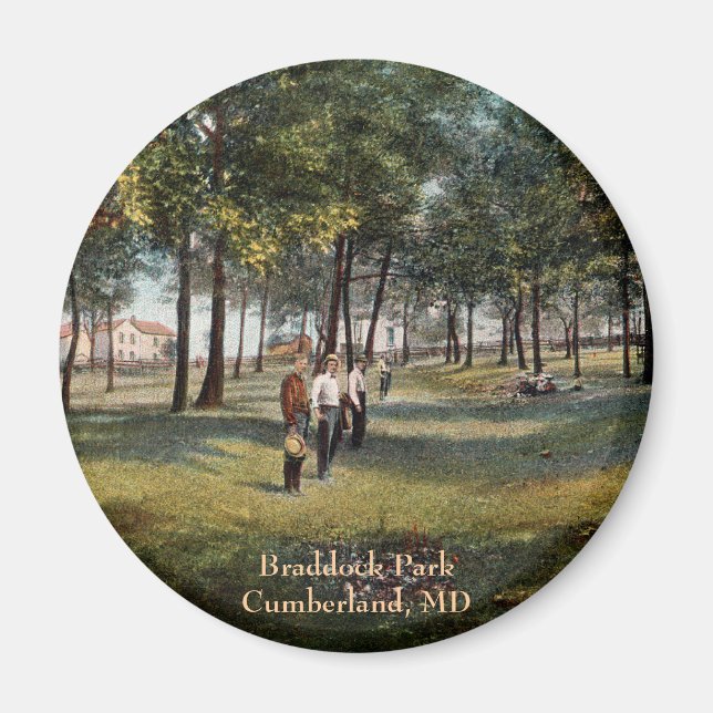 Braddock Park Vintage Cumberland Magnet (Devant)