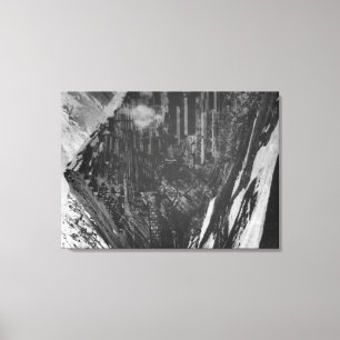 Braden Copper Mines in Chili Photograph Canvas Print
