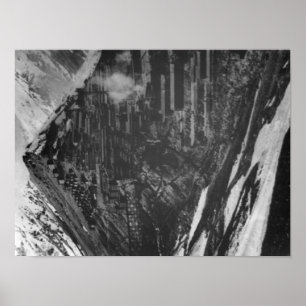 Braden Copper Mines in Chili Photograph Poster