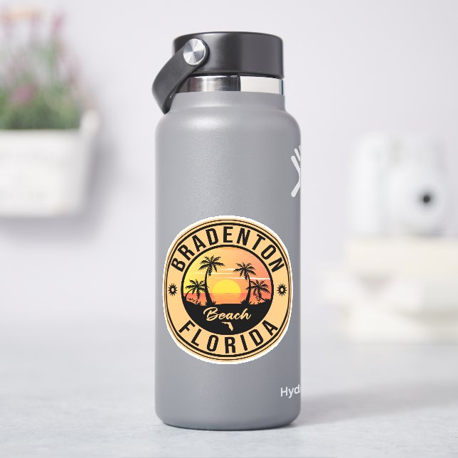 Bradenton Florida - Retro Vintage 80s Souvenir (HydroFlask)