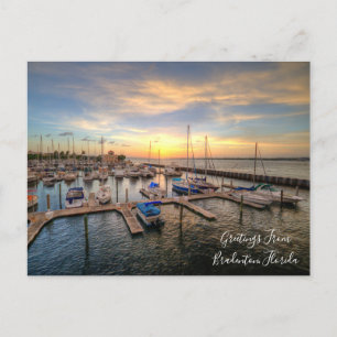 Bradenton, Floride Manatee River Carte postale