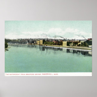 Bradford Bridge View of the Waterfront Poster