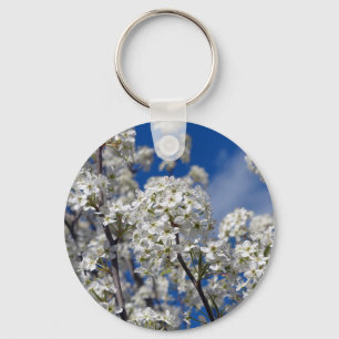 Bradford Pear Blooms Keychain