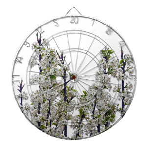 Bradford Pear Blossoms Dartboard