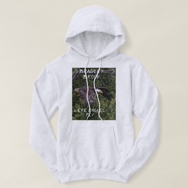 Bradley Brook Eagle Fly Hoodie (Design Front)