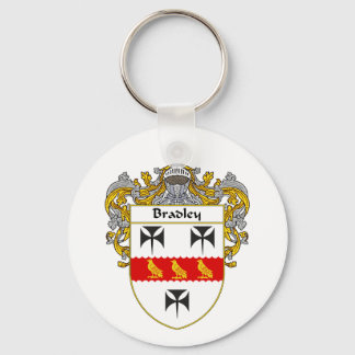 Bradley Coat of Arms (Mantled) Keychain