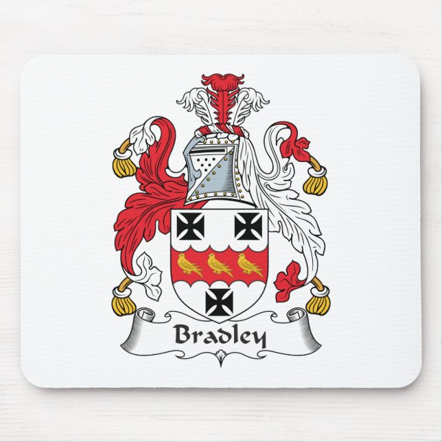Bradley Family Crest Mouse Pad (Front)