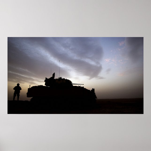 Bradley Fighting Vehicle Poster (Front)