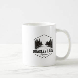 Bradley Lake Wyoming Outdoors Vintage 3 Coffee Mug