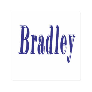 Bradley, Name  Logo, Self-inking Stamp
