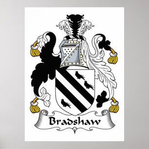 Bradshaw Family Crest Poster