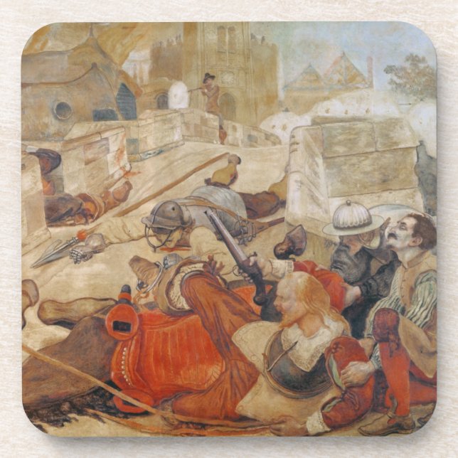 Bradshaw's defence of Manchester (1642) Coaster (Front)