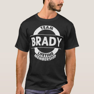 BRADY Gift Funny Surname Family Tree Birthday Reun T-Shirt