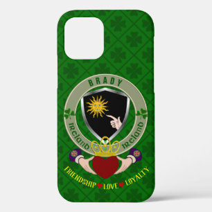 Brady Irish Shield & Claddagh Personalized  iPhone 12 Case