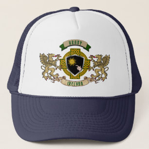 Brady Irish Shield & Griffins Personalized  Trucker Hat