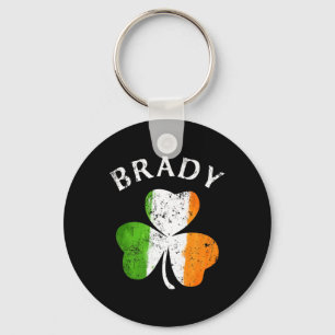 Brady Name Gift - Lucky Irish Pride Keychain