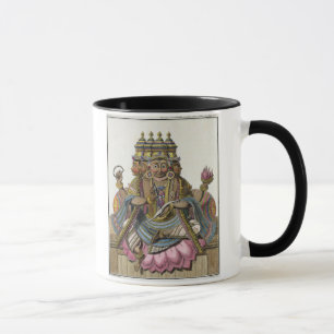 Brahma, Hindu god of creation, from 'Voyage aux In Mug