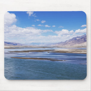 Brahmaputra river and mountain landscape - Tibet Mouse Pad