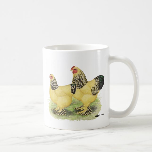 Brahmas:  Buff Bantams Coffee Mug (Right)