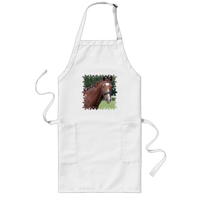 Braided Horse Mane Long Apron (Front)