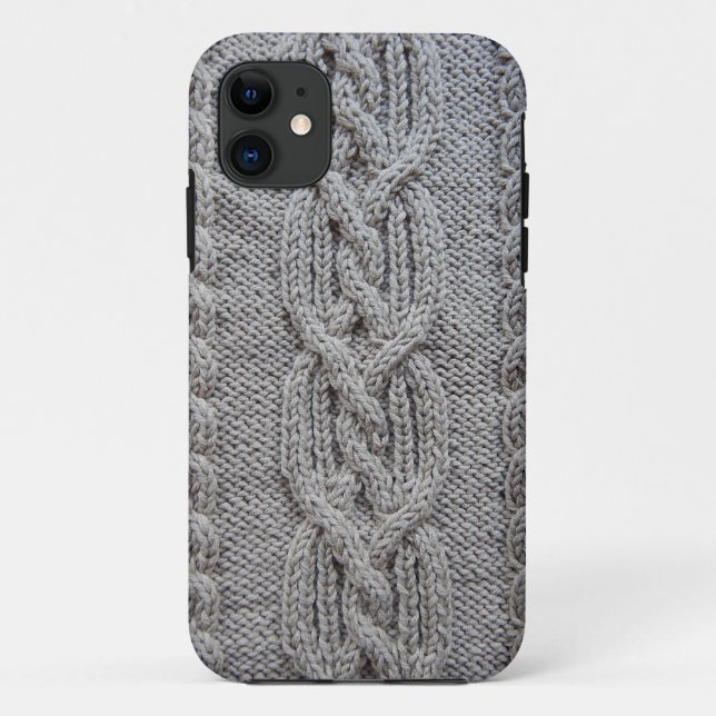 braided knit pattern Case-Mate iPhone case (Back)