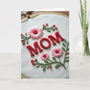 Braided Mom Textile Card