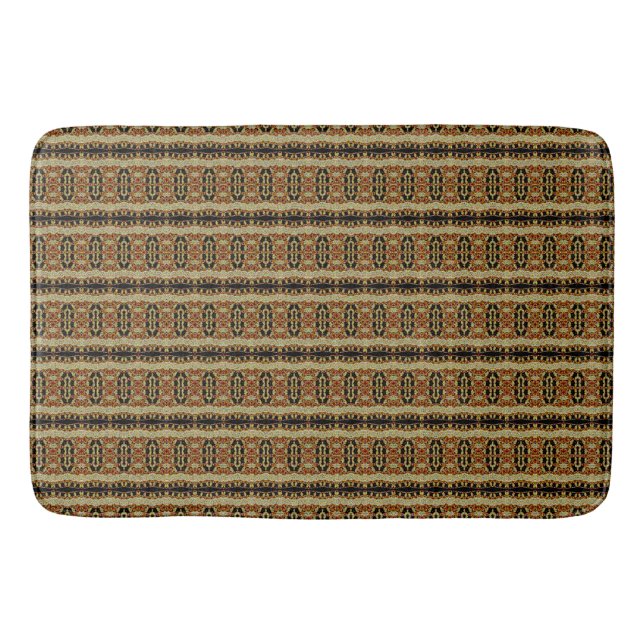 Braided Plaid Bath Mat (Front)