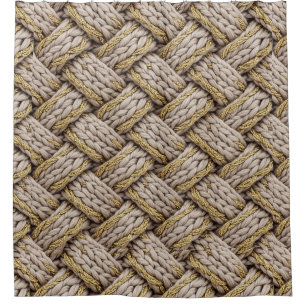 Braided Thread Knit Texture – Warm Beige (3)