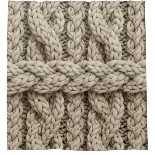 Braided Thread Knit Texture – Warm Beige (4)