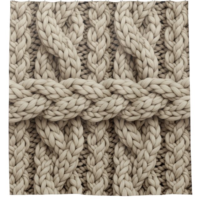 Braided Thread Knit Texture – Warm Beige (4) (Front)