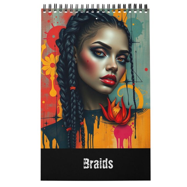 Braids Imaginaire Calendrier d'art moderne (Protection)