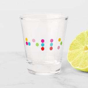 Braille blind language alphabet letters hello text shot glass