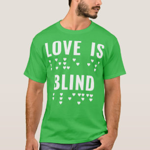 Braille Blind Visually Impaired Love Valentines Da T-Shirt
