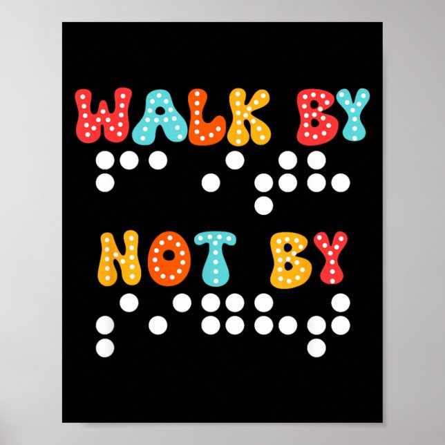Braille Christian Walk Poster (Front)