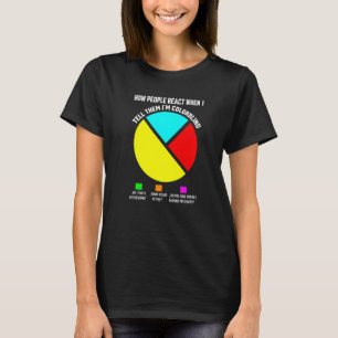 Braille Supply Awarenes Blindness Colour Blind Hea T-Shirt