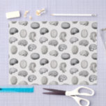 Brain Anatomy Biology Illustrations Tissue Paper<br><div class="desc">A beautiful collage of brain anatomy and biology illustrations. A perfect design for medical students, doctors, surgeons, therapists, psychologists, therapists, counselors etc. Ideal brain themed design for anyone who loves anatomy, biology, psychology and retro style illustrations. Customize this brain design and create your own items perfect for gifts and office...</div>