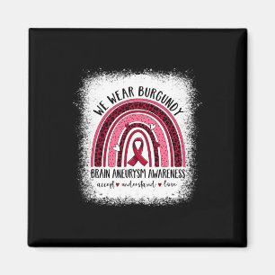 Brain Aneurysm Awareness Apparel Awesome Tee  Magnet