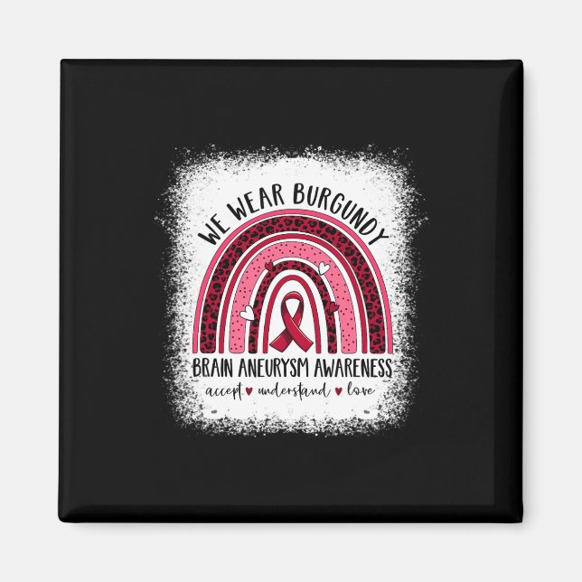 Brain Aneurysm Awareness Apparel Awesome Tee  Magnet (Front)