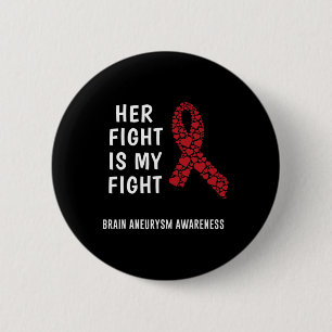 Brain Aneurysm Awareness Brain Surgery Supporter G 2 Inch Round Button