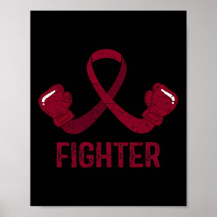 Brain Aneurysm Awareness Fighter Poster