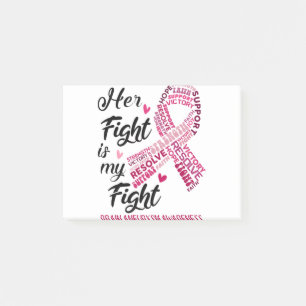 Brain Aneurysm Awareness Her Fight is my Fight Post-it Notes