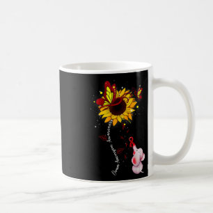 Brain Aneurysm Awareness Sunflower Elephant Men Coffee Mug