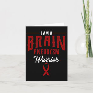 Brain Aneurysm Awareness Supporter Intracranial Wa Card