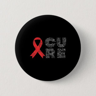 Brain Aneurysm Awareness Surgery Support Graphic 2 Inch Round Button