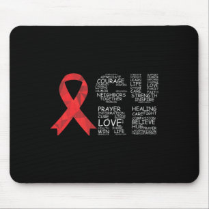 Brain Aneurysm Awareness Surgery Support Graphic Mouse Pad