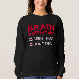 Brain Aneurysm Been There Awareness Month Support Sweatshirt