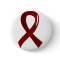 Brain Aneurysm Burgundy Ribbon 3