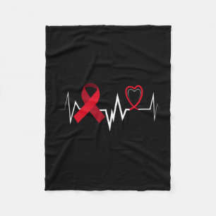 Brain Aneurysm Ribbon Brain Aneurysm Awareness  Fleece Blanket