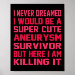 Brain Aneurysm Survivor Awareness Month Support Gr Poster