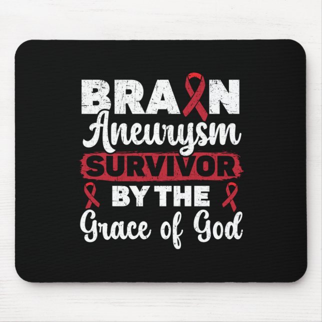 Brain Aneurysm Survivor Medical Condition Aneurysm Mouse Pad (Front)